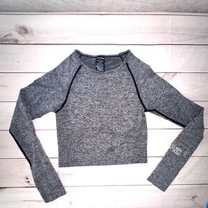 Victoria’s Secret PINK Active Seamless Long Sleeve Workout Top – Size S Gym 🔥🔥🔥